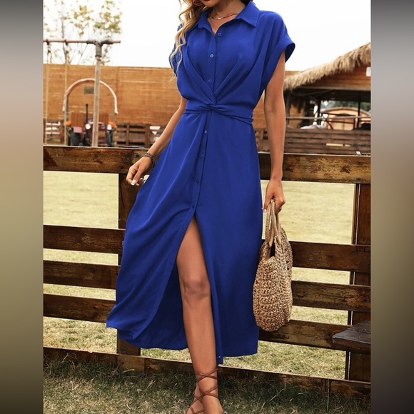 Classic button front dress - Picture 12 of 16